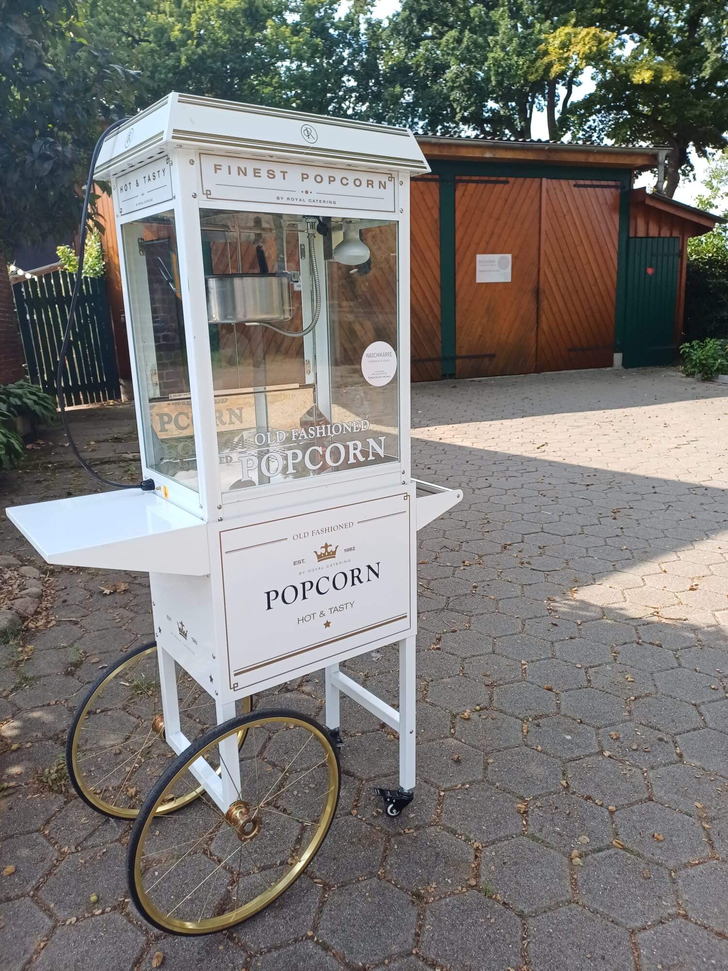 Popcornmaschine weiß