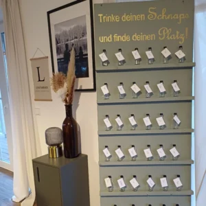 Tischplan „Schnaps“